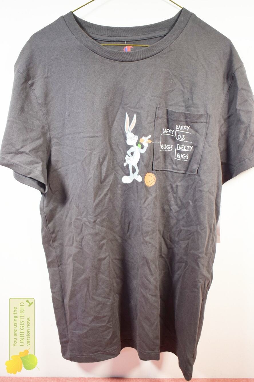 Champion Space Jam x NCAA March Madness Adult Bugs Bunny T-Shirt Medium